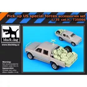   Black Dog T35066 Pick-up US special forces accessories set for Meng Models makett dioráma kiegészítő (1/35)