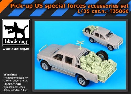 Black Dog T35066 Pick-up US special forces accessories set for Meng Models makett dioráma kiegészítő (1/35)