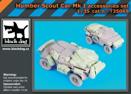 Black Dog T35069 Humber Scout car Mk I accessories set for Bronco models makett dioráma kiegészítő (1/35)