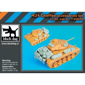   Black Dog T35070 M24 Chaffe accessories set for Bronco models makett dioráma kiegészítő (1/35)