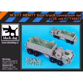   Black Dog T35071 M977 Hemtt Gun truck for Italeri makett dioráma kiegészítő (1/35)