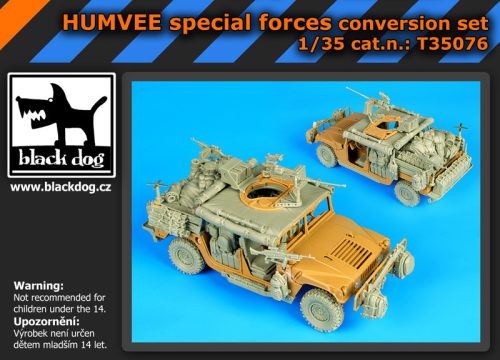 Black Dog T35076 HUMVEE Special forces conversion set for Tamiya makett dioráma kiegészítő (1/35)