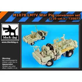   Black Dog T35077 M1078 LMTV War pig conversion set for Trumpeter makett dioráma kiegészítő (1/35)