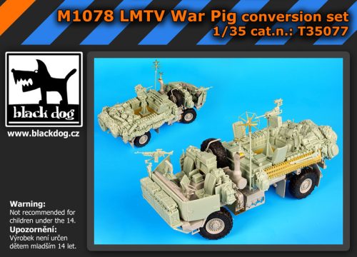 Black Dog T35077 M1078 LMTV War pig conversion set for Trumpeter makett dioráma kiegészítő (1/35)