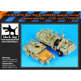   Black Dog T35078 M1078 LMTV War pig plus HUMVEE Spec.f. for Trumpeter plus Tamiya makett dioráma kiegészítő (1/35)