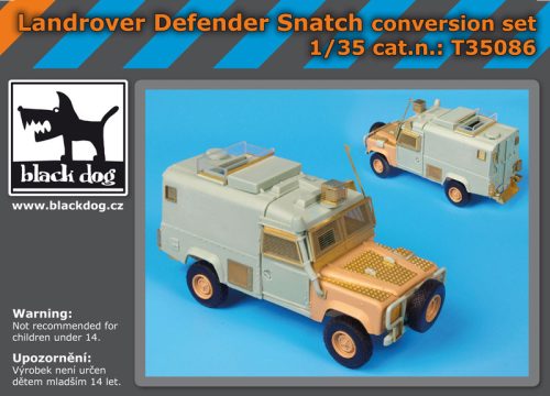 Black Dog T35086 Landrover Defender Snatch conversion set for Hobby Boss makett dioráma kiegészítő (1/35)