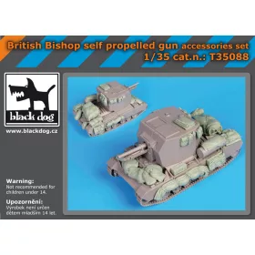   Black Dog T35088 British Bishop accessories set for Bronco models makett dioráma kiegészítő (1/35)