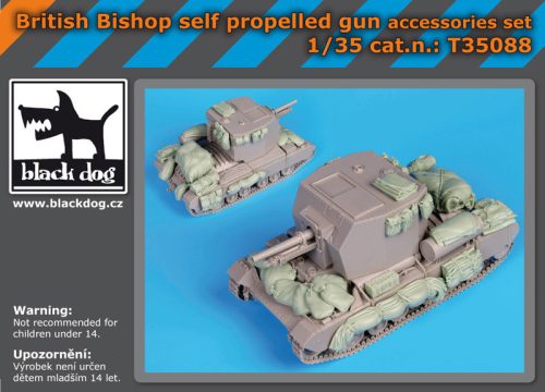 Black Dog T35088 British Bishop accessories set for Bronco models makett dioráma kiegészítő (1/35)