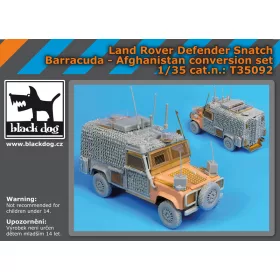   Black Dog T35092 Land Rover Defender Snatch Barracuda for Hobby Boss makett dioráma kiegészítő (1/35)