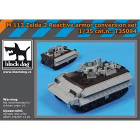   Black Dog T35094 M113 Zelda2 reactive armor conversion set for Tamiya makett dioráma kiegészítő (1/35)