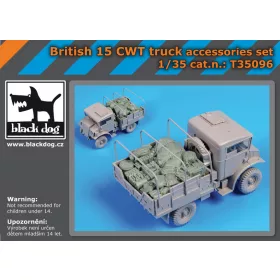   Black Dog T35096 British 15 CWT for Italeri makett dioráma kiegészítő (1/35)