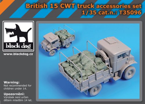 Black Dog T35096 British 15 CWT for Italeri makett dioráma kiegészítő (1/35)