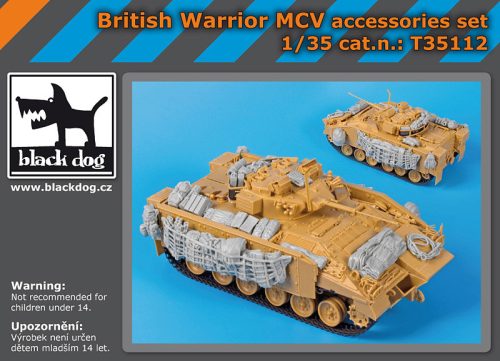 Black Dog T35112 British Warrior MCV accessories set for Academy makett dioráma kiegészítő (1/35)