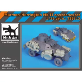   Black Dog T35113 Marmon -Herrington Mk II accessories set for IBG Models makett dioráma kiegészítő (1/35)