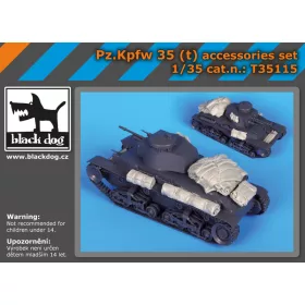   Black Dog T35115 Pz Kpfw 35 /t / accessories set for Academy makett dioráma kiegészítő (1/35)