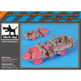   Black Dog T35117 Land Rover Pink Panther accessories set for Italeri makett dioráma kiegészítő (1/35)