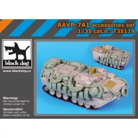   Black Dog T35119 AAVP-7A1 accessories set for Hobby Boss makett dioráma kiegészítő (1/35)