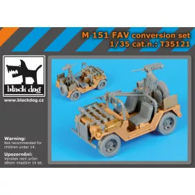   Black Dog T35121 M-151 FAV conversion set for Tamiya makett dioráma kiegészítő (1/35)