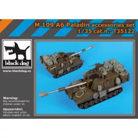   Black Dog T35122 M-109 A6 Paladin accessories set for AFV makett dioráma kiegészítő (1/35)