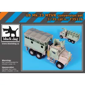   Black Dog T35126 US Mk.23 MTVR conversion set for Trumpeter makett dioráma kiegészítő (1/35)