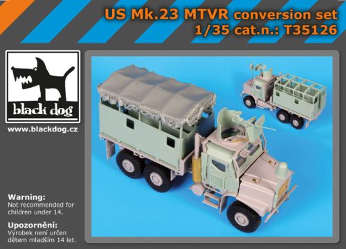 Black Dog T35126 US Mk.23 MTVR conversion set for Trumpeter makett dioráma kiegészítő (1/35)