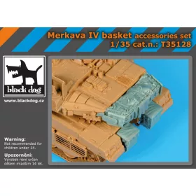   Black Dog T35128 Merkava IV basket accessories set for Hobby Boss makett dioráma kiegészítő (1/35)