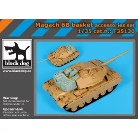   Black Dog T35130 Magach 6B for Academy makett dioráma kiegészítő (1/35)