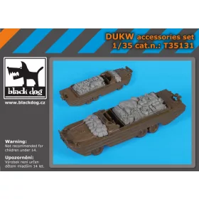   Black Dog T35131 DUKW accessories set for Italeri makett dioráma kiegészítő (1/35)
