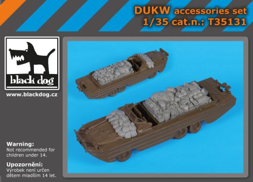 Black Dog T35131 DUKW accessories set for Italeri makett dioráma kiegészítő (1/35)