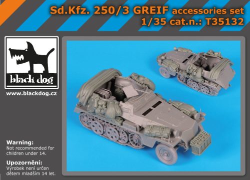 Black Dog T35132 Sd.Kfz 2503 Greif for Dragon makett dioráma kiegészítő (1/35)