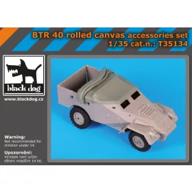   Black Dog T35134 BTR 40 rolled canvas for Trumpeter makett dioráma kiegészítő (1/35)