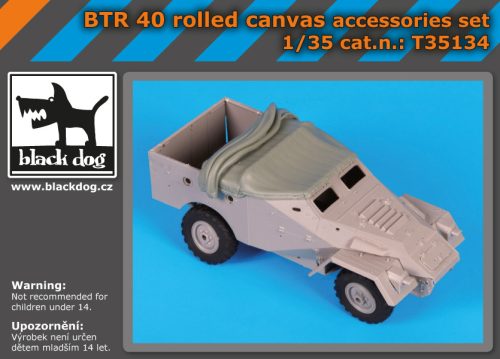 Black Dog T35134 BTR 40 rolled canvas for Trumpeter makett dioráma kiegészítő (1/35)