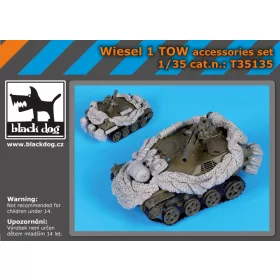   Black Dog T35135 Wiesel 1 Tow accessories set for AfV makett dioráma kiegészítő (1/35)