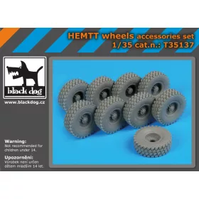   Black Dog T35137 Hemtt wheels makett dioráma kiegészítő (1/35)