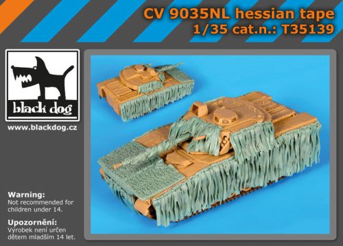 Black Dog T35139 CV9035NL hessian tape for Hobby Boss makett dioráma kiegészítő (1/35)