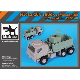   Black Dog T35140 M1083 GUN TRUCK conversion set for Trumpeter makett dioráma kiegészítő (1/35)