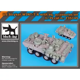   Black Dog T35145 US Stryker WINT-T A plus equipment set for Trumpeter makett dioráma kiegészítő (1/35)