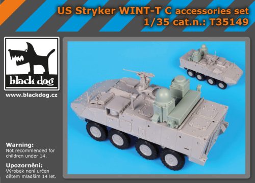 Black Dog T35149 US Stryker WINT -T C accessories set for Trumpeter makett dioráma kiegészítő (1/35)