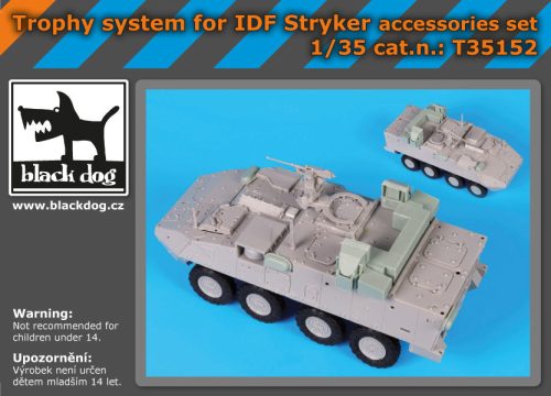 Black Dog T35152 Trophy systém for IDF Stryker for Trumpeter makett dioráma kiegészítő (1/35)