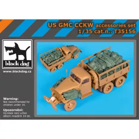   Black Dog T35156 US GMC CCKW accessories set for Hobby Boss makett dioráma kiegészítő (1/35)