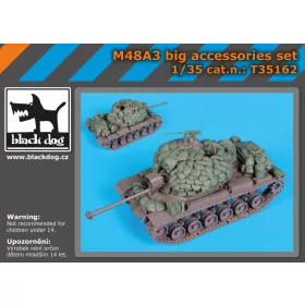   Black Dog T35162 M48A3 big accessories set for Dragon makett dioráma kiegészítő (1/35)