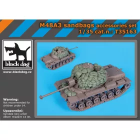   Black Dog T35163 M48A3 accessories set for Dragon makett dioráma kiegészítő (1/35)