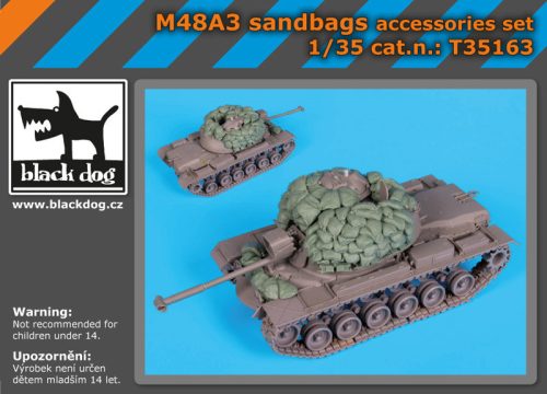 Black Dog T35163 M48A3 accessories set for Dragon makett dioráma kiegészítő (1/35)