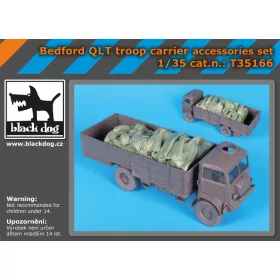   Black Dog T35166 Bedford QLT troop carrier accessories set for IBG Models makett dioráma kiegészítő (1/35)