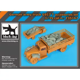   Black Dog T35167 German army truck G917 T accessories set for ICM makett dioráma kiegészítő (1/35)