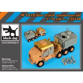   Black Dog T35168 M 1070 Gun truck conversion set for Hobby Boss makett dioráma kiegészítő (1/35)