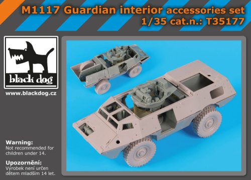 Black Dog T35177 M 1117 Guardian interier accessories set for Trumpeter makett dioráma kiegészítő (1/35)