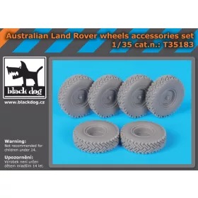   Black Dog T35183 Australian Land Rover wheels accessories set makett dioráma kiegészítő (1/35)