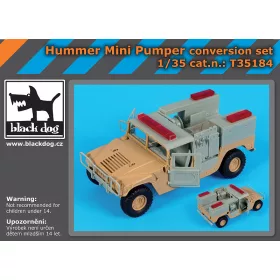   Black Dog T35184 Hummer mini pumper conversion set for Tamiya makett dioráma kiegészítő (1/35)