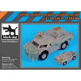  Black Dog T35186 Fennek Dutch version accessories set for Trumpeter makett dioráma kiegészítő (1/35)